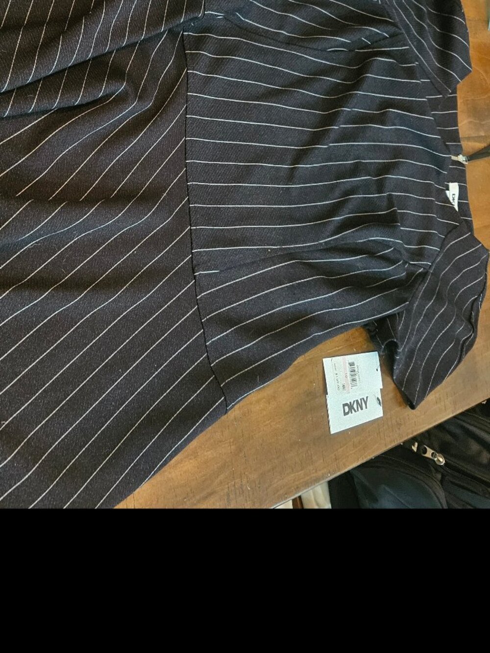 DKNY STRIPPED DRESS